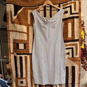 NWT Striped Black and White Dress